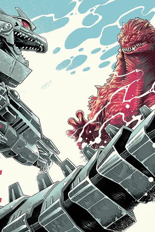 Godzilla vs MechaGodzilla (Gigan tribute)