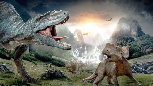 Dinozorlarla Yürümek izle afişi
