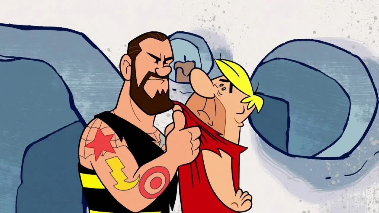 Çakmaktaşlar ve WWE: Taş Devri Güreşi! izle afişi