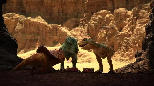 Dino King: Journey to Fire Mountain izle afişi