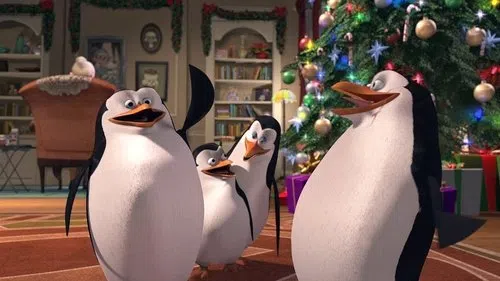 Madagaskar Penguenleri Yılbaşı izle