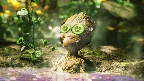 Groot Banyo Yapıyor izle